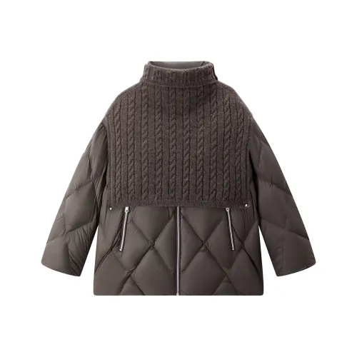 PEACEBIRD Коричневый Женские Пуховики