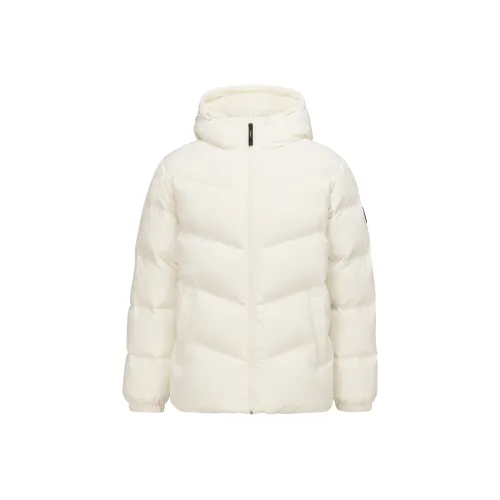 Skechers Зефир Белый 0074 Мужской Пух Мужская Куртка