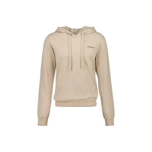 Off Белый кашемировый свитер мужской