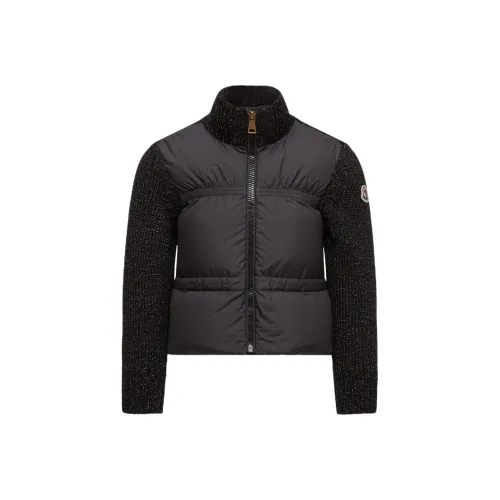 MONCLER Пуховик Padded Corduroy Collection Металлик Шерсть ZIP UP Кардиган Детский