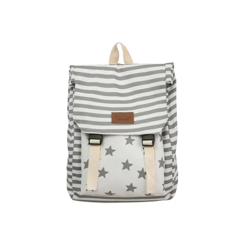 CREAM BEAR Нейлоновый рюкзак стандартный для подростков белый черный