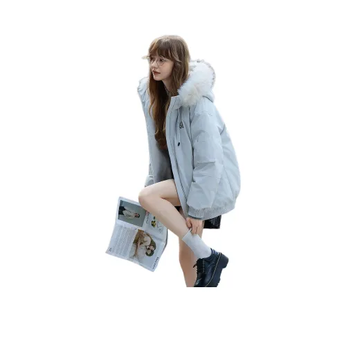 Tonlion Чистая вода Синий Женская Пуховая куртка