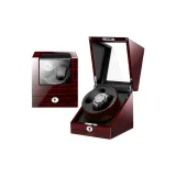 Эбони с текстурой + Черная кожа [2 слота для часов]