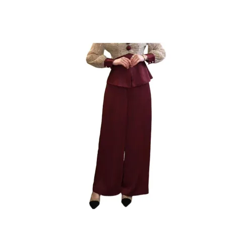 Tang Xi Red Women's Casual Pants Танг Си Красный Женские Повседневные Брюки