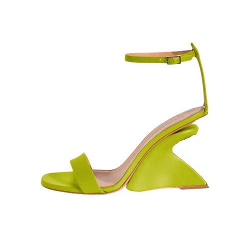 OFF Белый One Ремешок Сандалии Женские Светло-Зеленые
