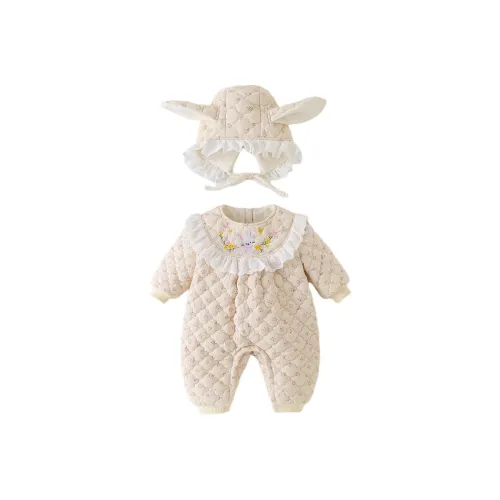 XiaoJinBu Абрикос Малыш Комбинезоны Ползунки