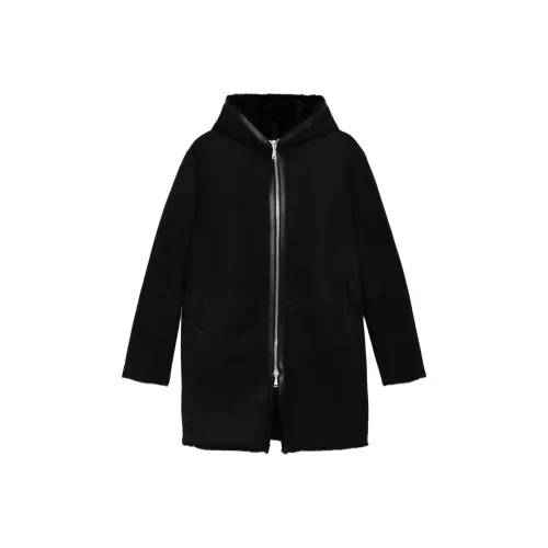Tagliatore Черное Мужское Пальто