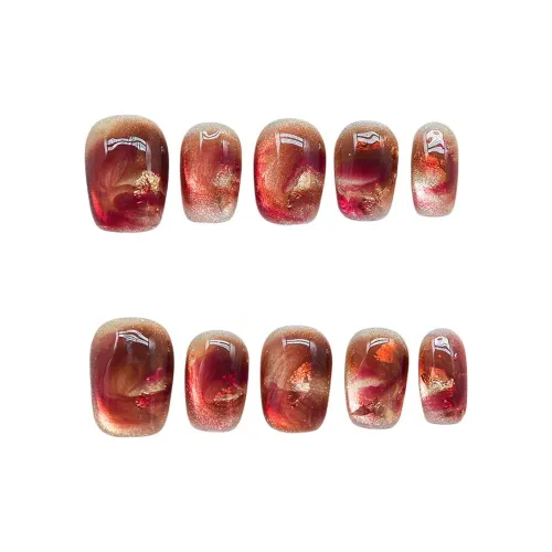 OEING Осенний Зимний Стиль Майярд Сияющий Кошачий глаз Короткий Квадратный And Круглый Красный Смоки Флешинг