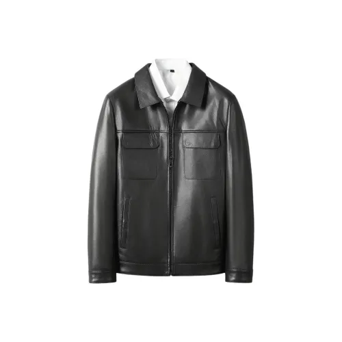 SENJIALUO Мужские кожаные куртки