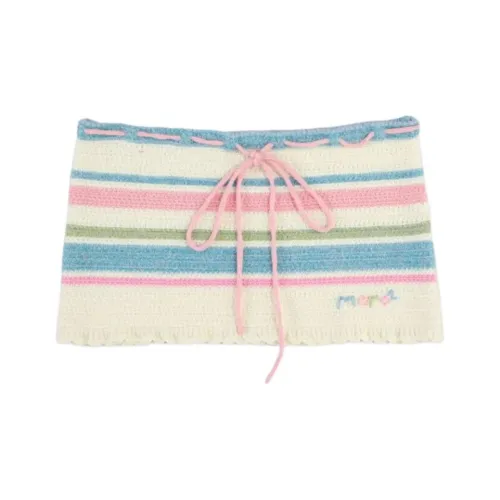 Moromoro Шнур Обхват талии Голова Покрытие FARTAIN Юбка Повседневные короткие юбки Женские