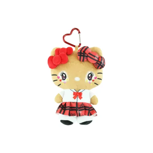 Санрио Hello Kitty Талисман Узор UNIFORM Плюшевая подвеска длина тела 15 см