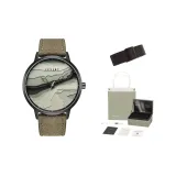 Серый стальной браслет набор