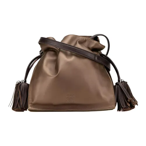 LOEWE Напп Кожа Сумка через плечо Мини Женская Коричневая