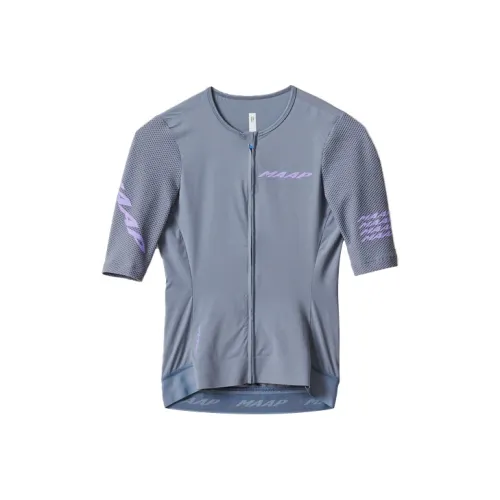 MAAP Короткий рукав Велосипедная одежда Женская Galaxy Фиолетовый