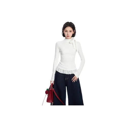 HKPXR Белый Женские T-рубашки