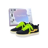 Темно-синий, синий, желтый (зеленый шнурки)