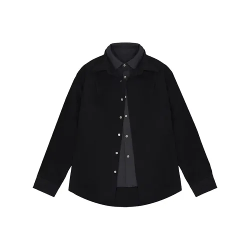 FORCEPULR Черный Унисекс Рубашки