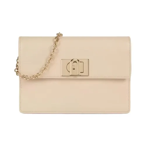 Furla 1927 Collection Кожа Бананка Сумка через плечо Мини Женская Белая