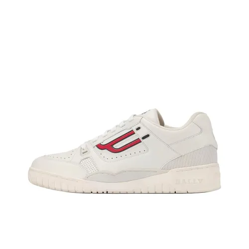 BALLY Амортизация Противоскользящие Устойчивые к истиранию Низкий Топ Беговые кроссовки Мужские Белые