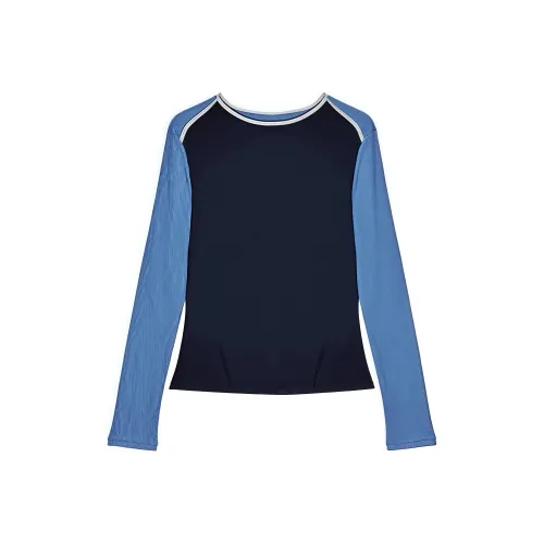 KYKW Темно-синие женские футболки T