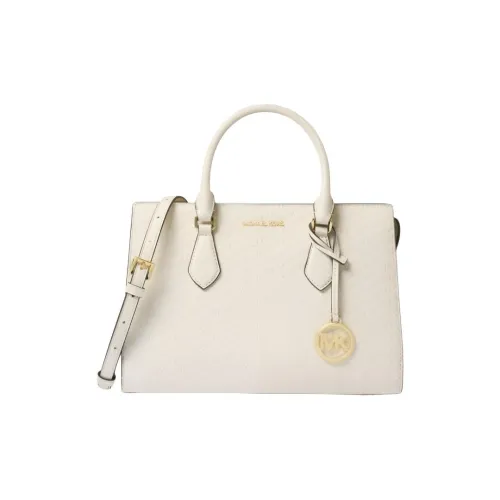 MICHAEL KORS SHEILA Искусственная кожа Тоут Сумка Сумка для покупок Сумка среднего размера Женская Молочно-белая