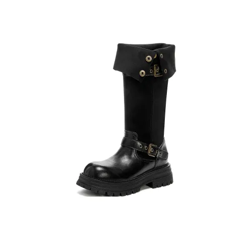 JOSINY Городской Шик Стиль Британский стиль Minimalist Style Fashion Винтаж С подворотом Похудение Западный Ботинки