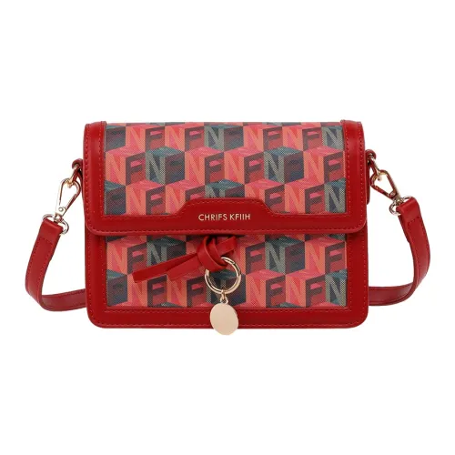 H YXIANG Микрофибра Синтетическая Кожа Плечевая Сумка Женская Красная Черная