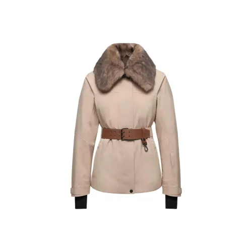 Moncler Grenoble Vizelles Овчина Обработанная Ски Куртка Пуховик Женская