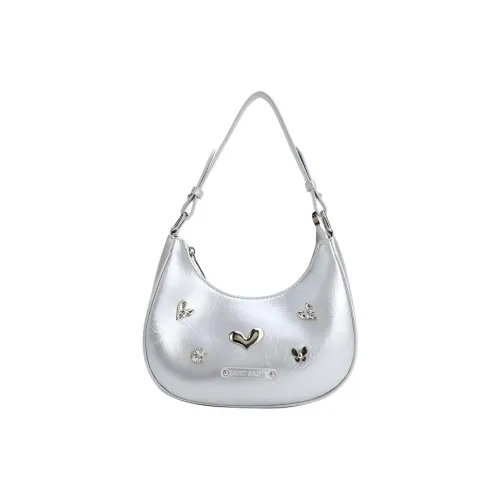 Carit Koty ПУ (полиуретан) Сумка через плечо Стандартная Женская Серебряный Белый Розовый Черный