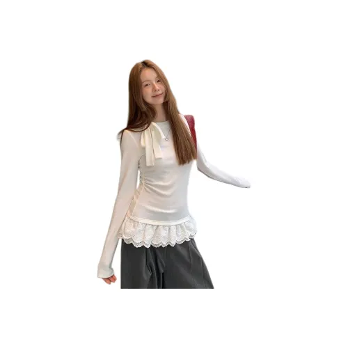 HKPXR Белый Женские T-рубашки