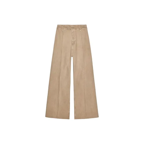 ZARA ZW Series Песочный Коричневый Женские Джинсы