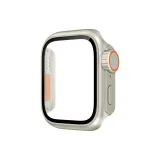 Титановый Золотой-ПК Полу-Закрытый Твердый Оболочка Защита Экрана Закаленное Стекло Интегрированный [Мгновенно Ультра]