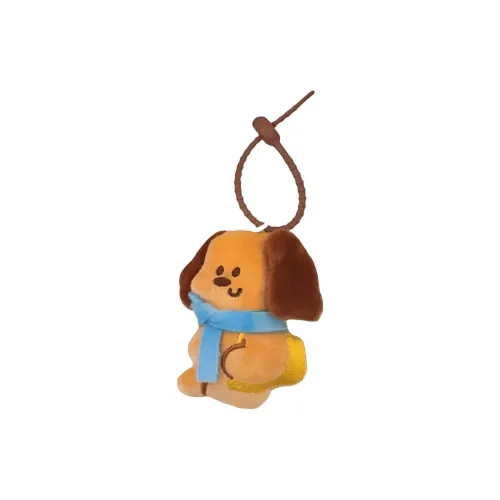 Nodding Bud Bug Soft and Cute Щенок Стиль Майярд Осень и зима Цвет Плюшевый Подвеска 6 см Высота