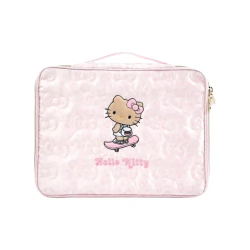 THE BEAST HELLO KITTY collaboration Полиэстер Путешествие Сумка для хранения Женская Розовый Хаки