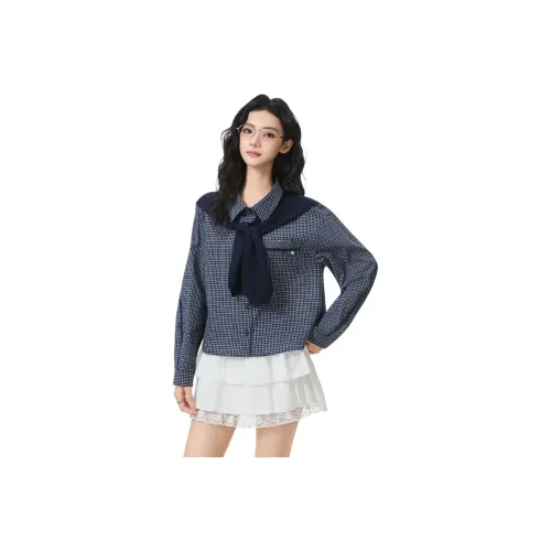 SHUHAOBAI Женские рубашки