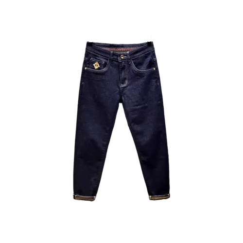 CAT'S PAW Синий Унисекс Джинсы