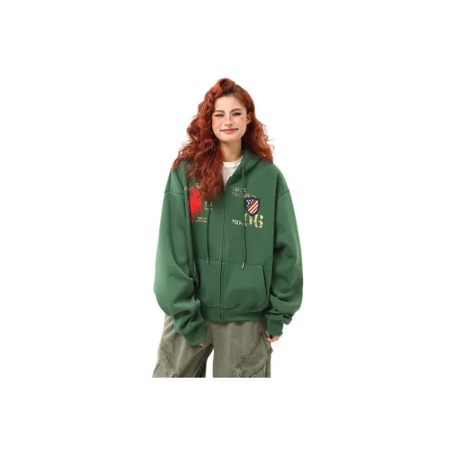 DEAR BETSY Зеленый Унисекс Свитшоты