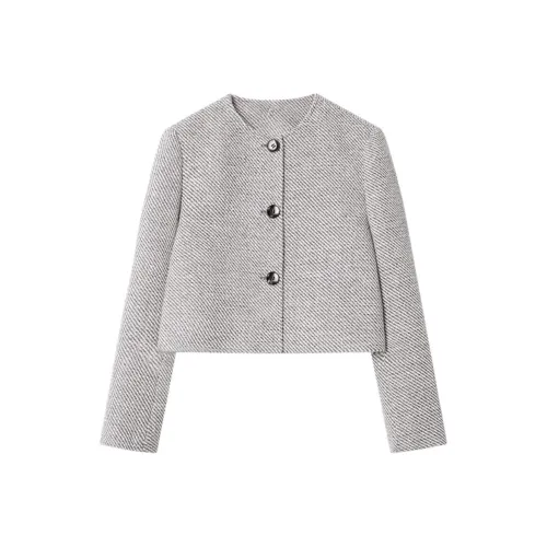 Local Gal Овсяное Женское Короткое Пальто