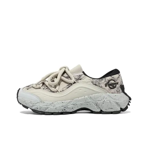 361° Амортизаторы Slip-resistant устойчивые к истиранию Низкий топ Повседневная обувь Мужская Прочный серый Фотонно-серый