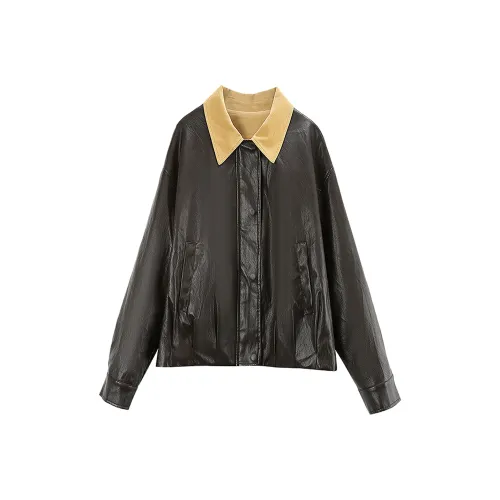 A paradise for awakening Кожа Куртка Женские