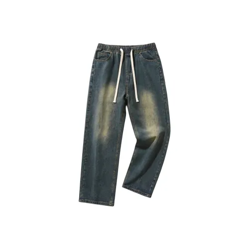 GP Синий Унисекс Джинсы