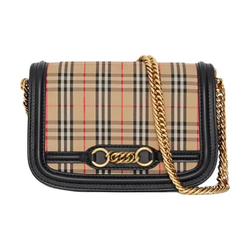 Burberry Sheepskin Сумка через плечо Сумка через плечо Сумка Обычная Женская Желтая Коричневая