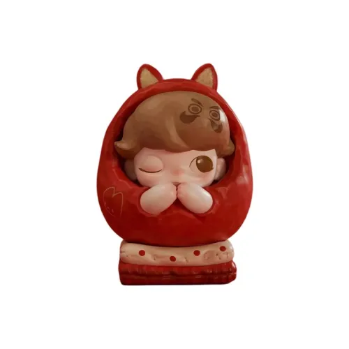 POP MART Dimoo Cute Daruma Roly POLY Модные Фигурки