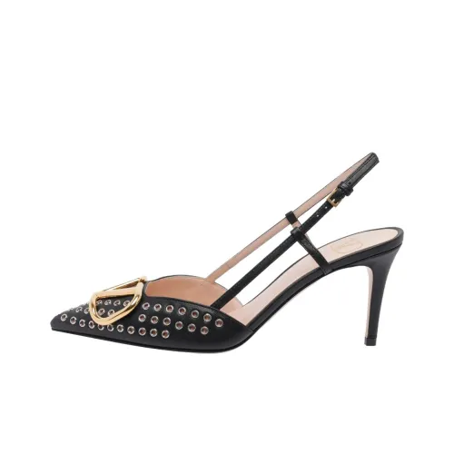 Valentino Garavani Vlogo Signature Узкий каблук Высокие каблуки 8 см Женские Черный