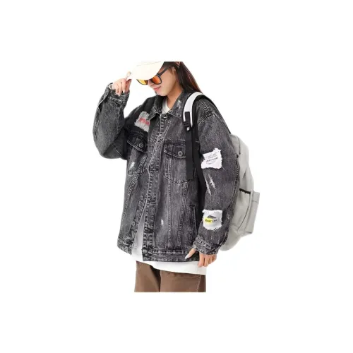 Wooden Rabbit Denim Jacket Unisex