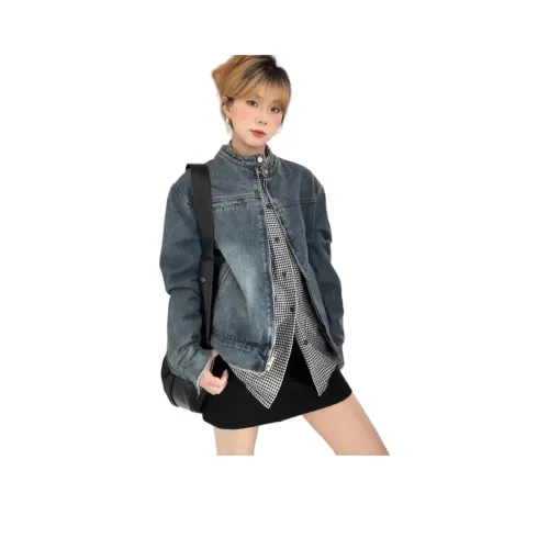 HAPG Винтажный синий Женский Куртка