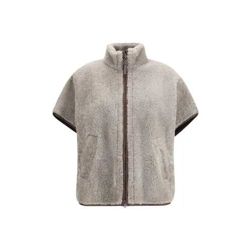 BRUNELLO CUCINELLI FW25 Velvet Feel Пальто Женское