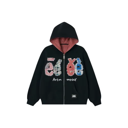 EeeeArtmonster Вышивка Кардиган Унисекс