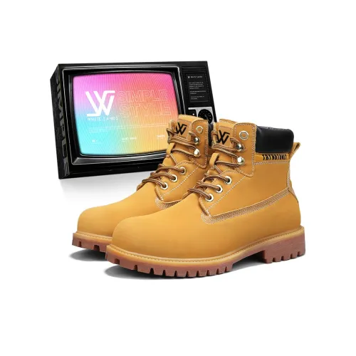 WHITE SANDS Martin Boots Yellow Unisex