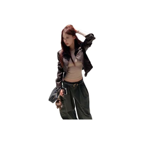 HAPG Кофе [Высокое качество с подкладкой] Женские куртки